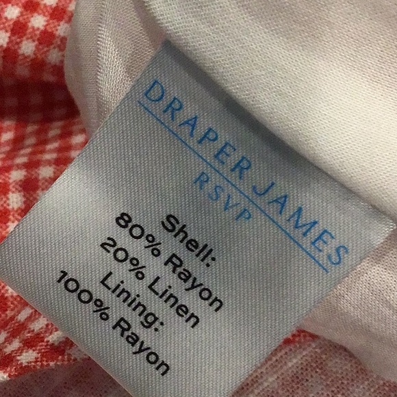 DRAPER JAMES RSVP | Bow Strap Midi Dress Cherry Gingham XL - Picture 10 of 11